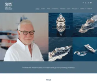 Stuartlarsen.com(STUART LARSEN I YACHT BROKER) Screenshot