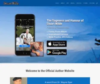 Stuartwilde.com(The Official Author Website) Screenshot