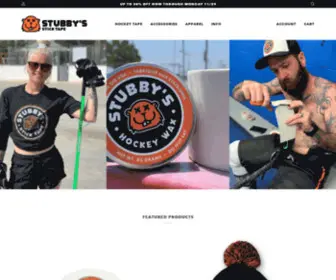 Stubbystape.com(Stubby's Stick Tape) Screenshot