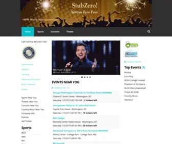 Stubzero.com(Always Zero Fees) Screenshot