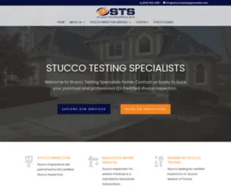 Stuccotestingspecialists.com(Stucco Testing Specialists) Screenshot