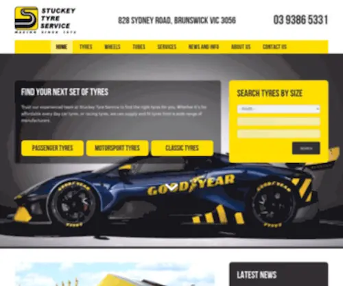 Stuckey.com.au(Stuckey Tyres) Screenshot