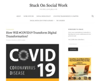 Stuckonsocialwork.com(And what a great place to be) Screenshot