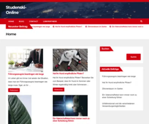 Studenski-Online.de(Studenski Online) Screenshot