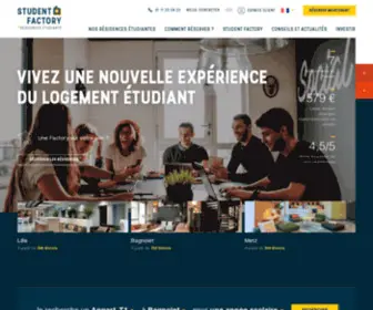 Student-Factory.com(Résidences étudiantes) Screenshot