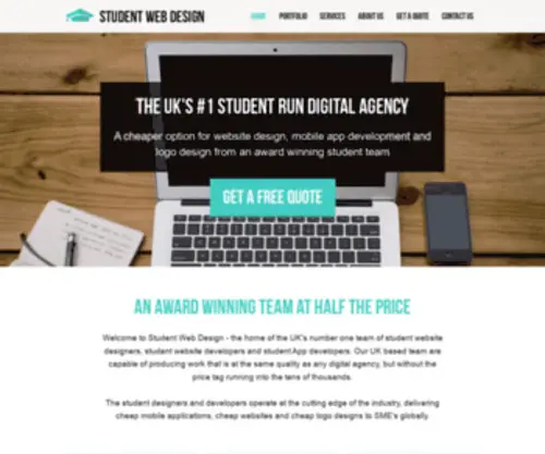 Student-Web-Design.co.uk(Student web design) Screenshot