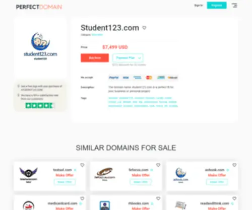 Student123.com(Student 123) Screenshot