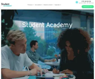 Studentacademy.be(Soutien scolaire sur mesure) Screenshot