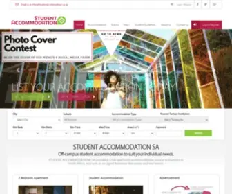 Studentaccommodation.co.za(Student Accommodation) Screenshot