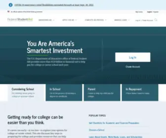 Studentaid.gov(Federal Student Aid) Screenshot