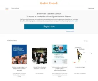 Studentconsult.es(Inicio) Screenshot