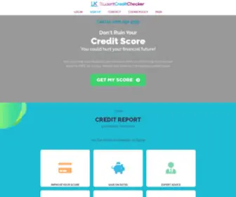 Studentcreditchecker.com(Credit Report) Screenshot