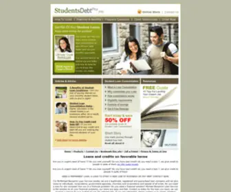 Studentdebtpro.info(Student Debp Pro) Screenshot
