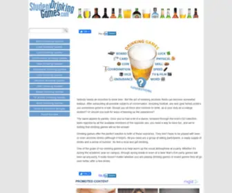 Studentdrinkinggames.com(Drinking games) Screenshot