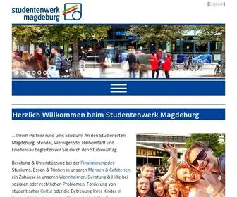 Studentenwerk-Magdeburg.de(Studentenwerk Magdeburg) Screenshot