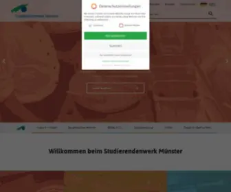 Studentenwerk-Muenster.de(Münster) Screenshot