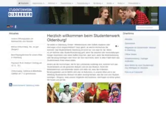 Studentenwerk-Oldenburg.de(Studentenwerk Oldenburg) Screenshot