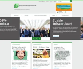 Studentenwerke.de(Deutsches Studentenwerk) Screenshot