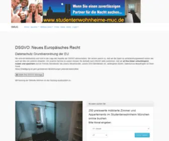 Studentenwohnheime-Muc.de(Studentenwohnheim) Screenshot