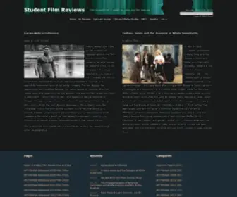 Studentfilmreviews.org(Student Film Reviews) Screenshot