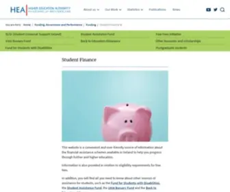 Studentfinance.ie(Student Finance) Screenshot