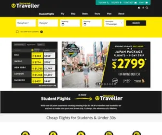 Studentflights.com.au(Universal Traveller Australia) Screenshot