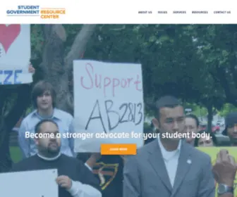 Studentgovresources.org(Student Government Resource Center) Screenshot