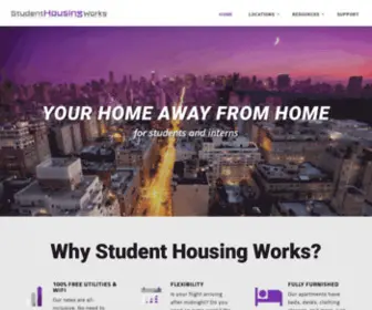 Studenthousingworks.com(Student Housing Works) Screenshot