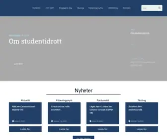 Studentidrott.se(Sveriges Akademiska IF) Screenshot