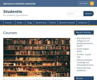 Studentio.com(Courses) Screenshot