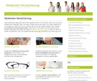 Studentische-Versicherungen.de(Versicherungen für Studenten) Screenshot