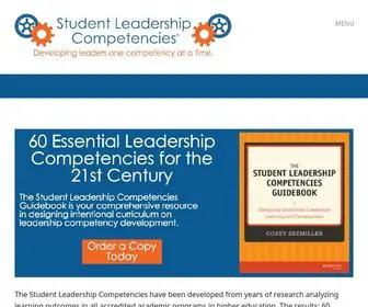 Studentleadershipcompetencies.com(Student Leadership Competencies Curriculum) Screenshot