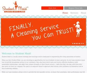 Studentmaid.com(Cleaning With Class) Screenshot