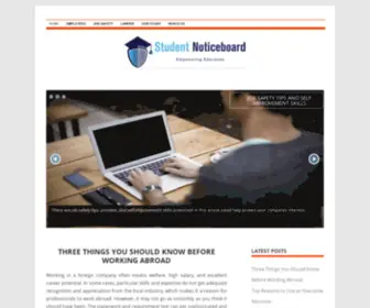 Studentnoticeboard.com(Education) Screenshot