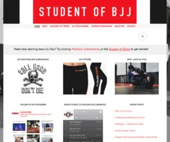 Studentofbjj.com(Home) Screenshot