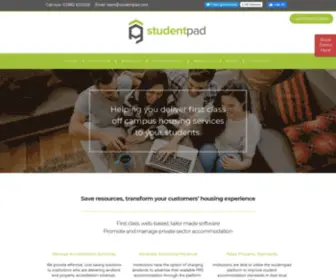 Studentpad.com(Student Accommodation UK) Screenshot