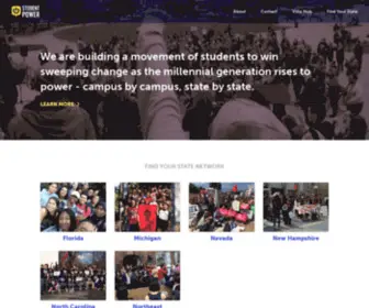 Studentpower.us(Building a movement of students) Screenshot