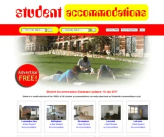 Studentpropertyshop.com(STUDENT ACCOMMODATION UK) Screenshot