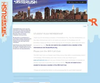 Studentrush.org(Student Rush) Screenshot