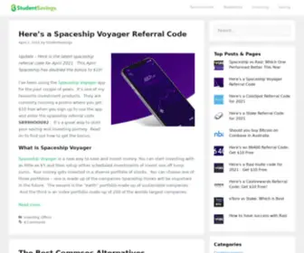 Studentsavings.com.au(StudentSavings) Screenshot