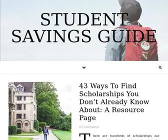 Studentsavingsguide.com(Blog Posts) Screenshot