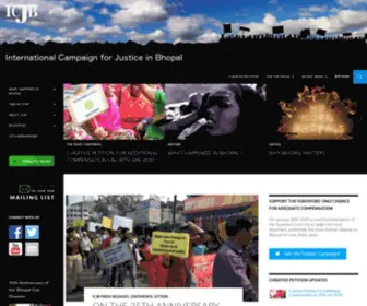 Studentsforbhopal.org(International Campaign for Justice in Bhopal) Screenshot