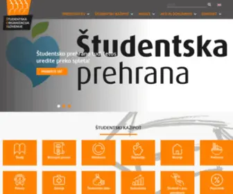 Studentska-ORG.si(Tudentska organizacija Slovenije) Screenshot