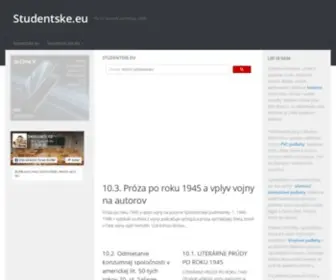 Studentske.eu(Studentske) Screenshot