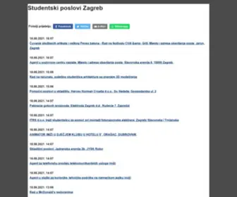 Studentski-Poslovi-Zagreb.com(Studentski poslovi Zagreb) Screenshot