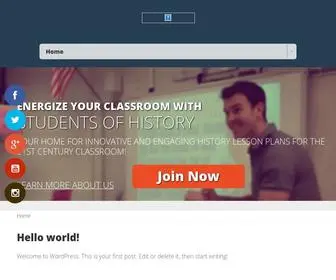 Studentsofhistory.org(Students of History) Screenshot