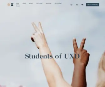 Studentsofuxd.com(Students of UXD) Screenshot