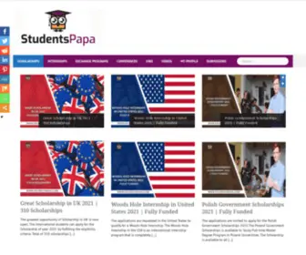 Studentspapa.com(Students Papa) Screenshot