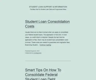 Studentsupportusa.org(Student Loan Support & Information) Screenshot