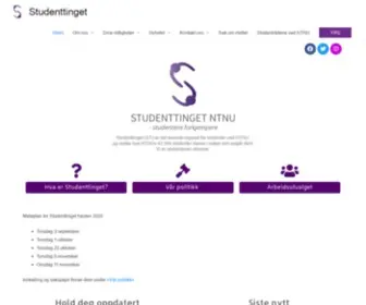 Studenttinget.no(Studentens stemme) Screenshot